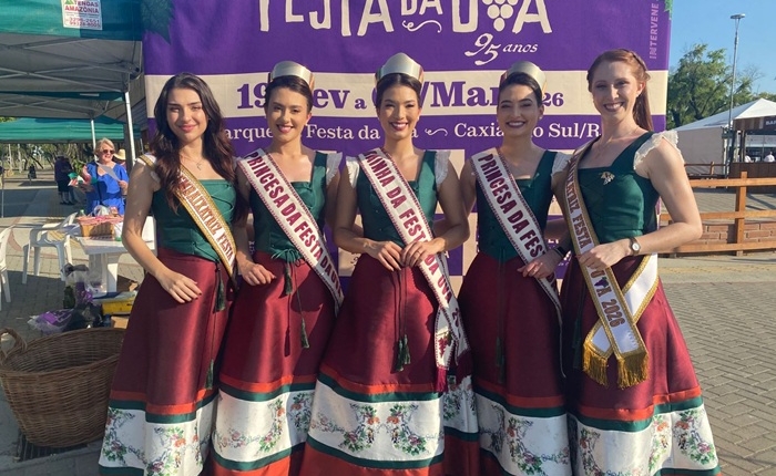 Festa da Uva destaca tradição e alegria no evento Itália Brasil